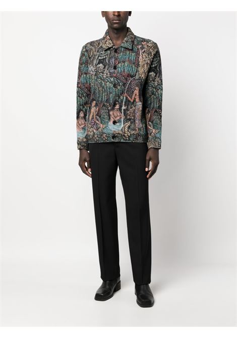 Jacket with spread collar in multicolor - men ENDLESS JOY | GOAGAJAHJACKETMLT