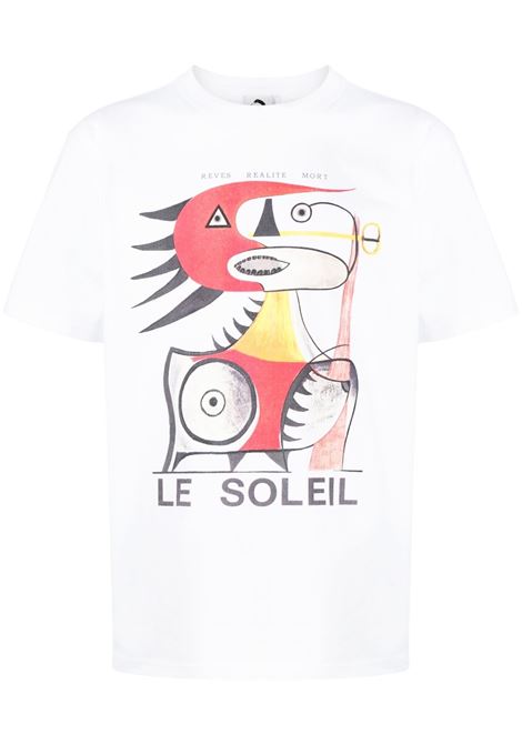 T-shirt a maniche corte in bianco - uomo ENDLESS JOY | LESOLEILTSHIRTWHT
