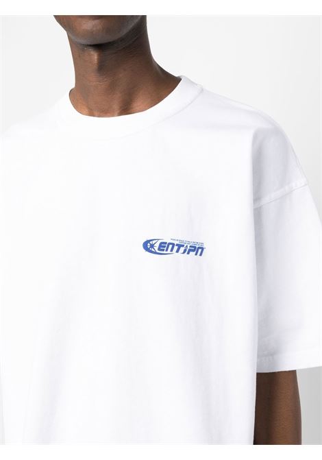 White logo-print T-shirt - men ENTERPRISE JAPAN | BB3517TX19001111