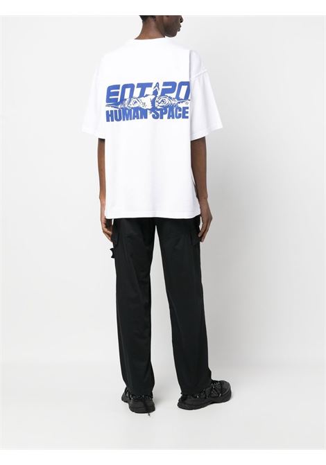 White logo-print T-shirt - men ENTERPRISE JAPAN | BB3517TX19001111