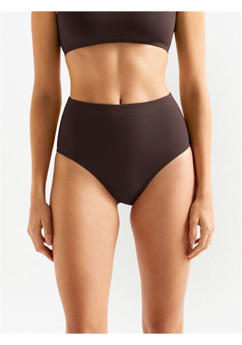 Brown high-waisted bikini bottoms - women ERES | 0420160120523E