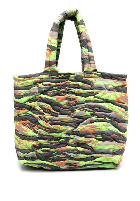 Multicolored camouflage-print puffer shoulder bag - men ERL | ERL06K0211
