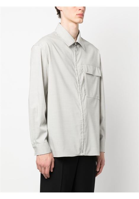 Camicia con zip in grigio - uomo ÉTUDES | E23MM380E00181GRY
