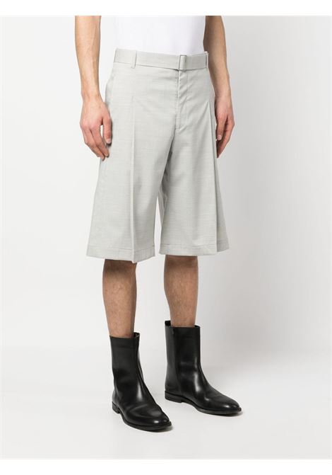 Grey pleated wide-leg shorts - men ÉTUDES | E23MM430E00181GRY