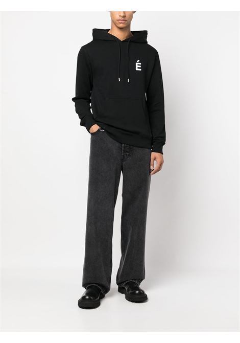 Black mid-rise straight-leg jeans - men ÉTUDES | E23MM580C00499BLK