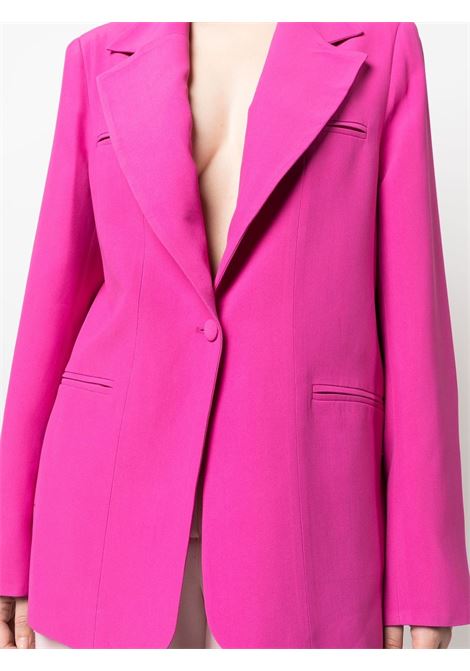 Pink split-cuffs oversized blazer - women FEDERICA TOSI | FTE23GI1010CP00200863