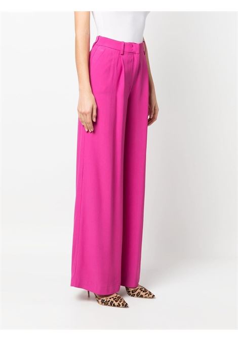 Pink high-waisted wide-leg trousers - women FEDERICA TOSI | FTE23PA0560CP00200863