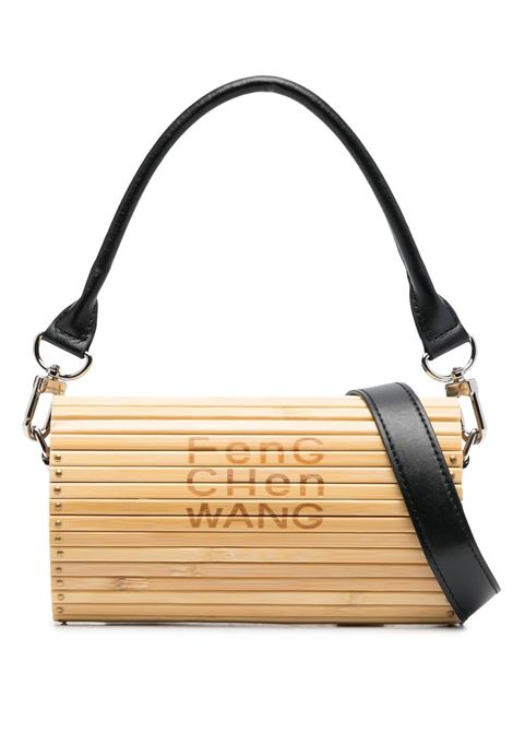 Black circular bamboo bag - unisex FENG CHEN WANG | FUS15AC09BBLK