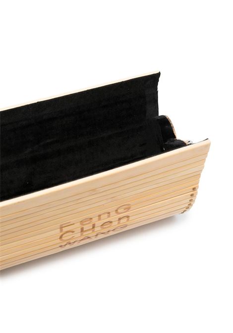 Black circular bamboo bag - unisex FENG CHEN WANG | FUS15AC09BBLK