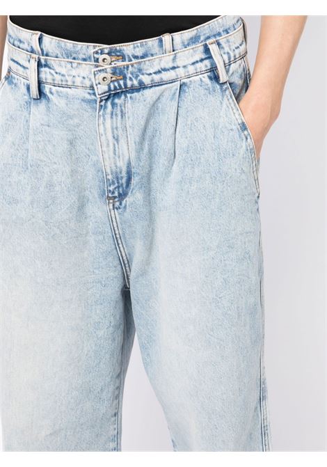 Blue  wide-leg denim jeans - men FENG CHEN WANG | FUS15TR01BL
