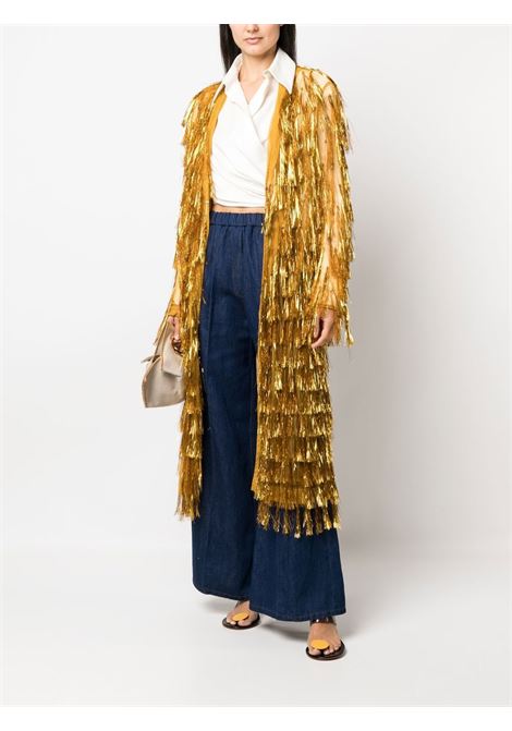 Kimono con frange in oro - donna FORTE FORTE | 100050087