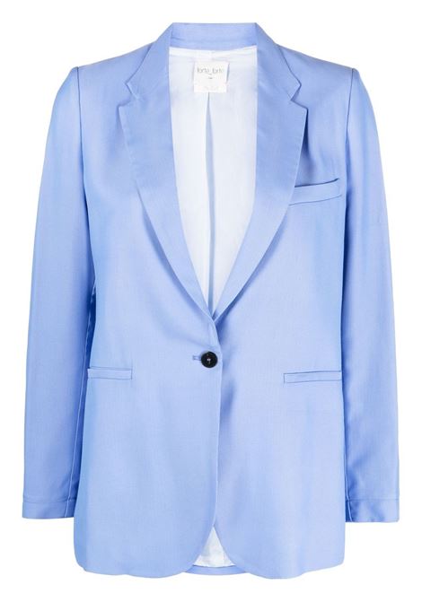Blue single-breasted blazer - women FORTE FORTE | 100405023