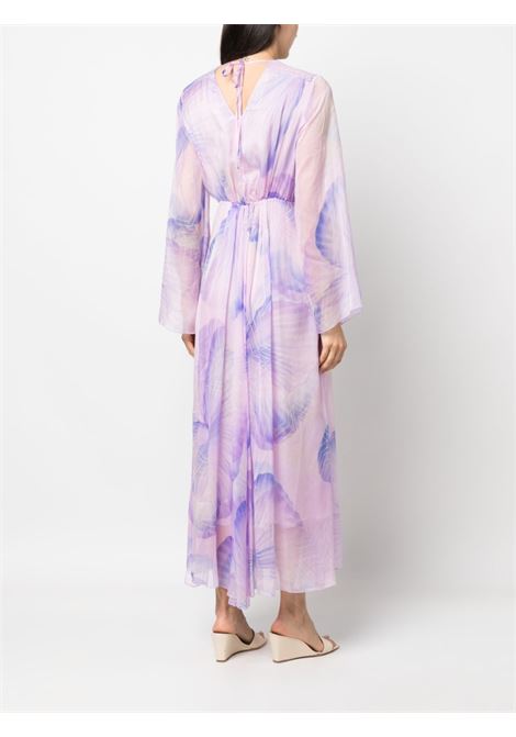 Lilac floral-print dress - women FORTE FORTE | 104090095