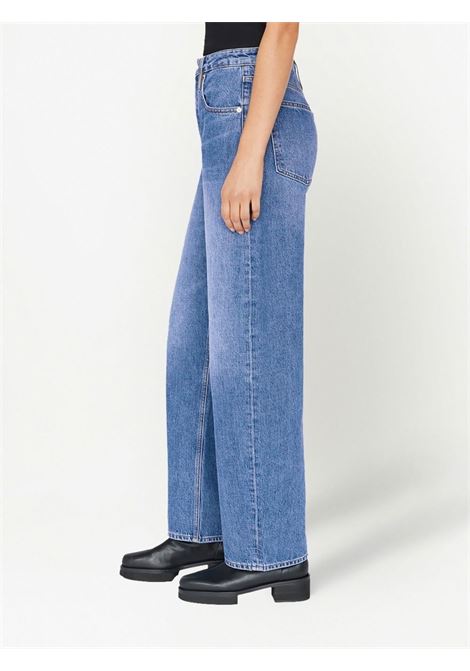 Jeans dritti a vita alta in blu - donna FRAME DENIM | LBL727STRC