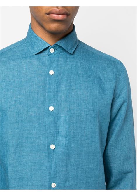 Blue long-sleeve shirt - men FRESCOBOL CARIOCA | 1060563