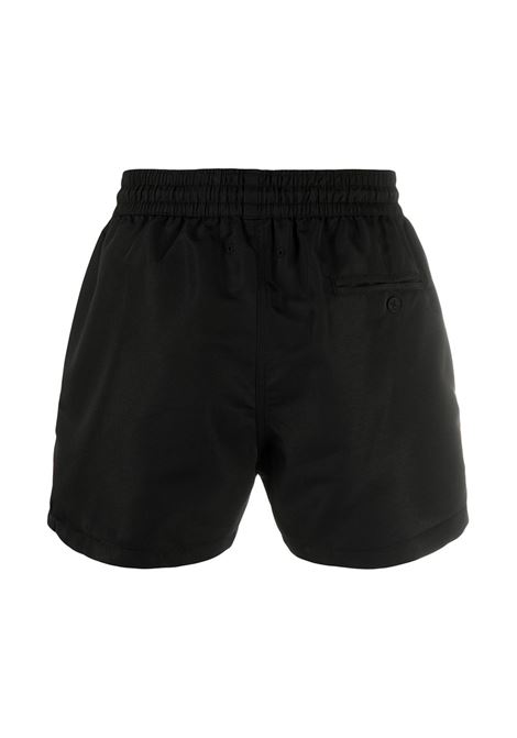 Black drawstring-fastening waist swim shorts - men FRESCOBOL CARIOCA | 110802