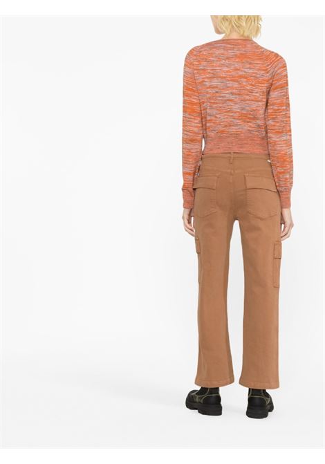 Orange button-up cardigan - women GANNI | K1868860