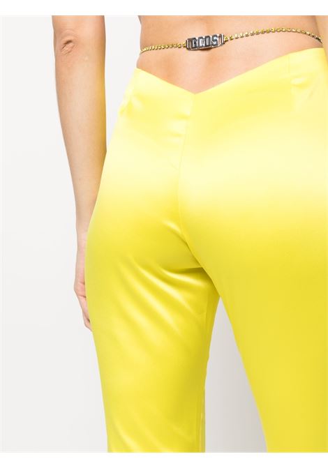 Pantaloni skinny Bling in giallo - donna GCDS | SS23W26041243