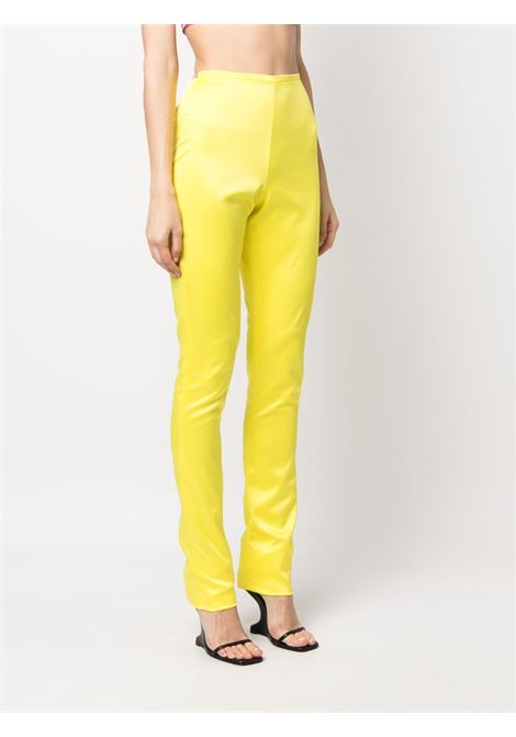 Pantaloni skinny Bling in giallo - donna GCDS | SS23W26041243