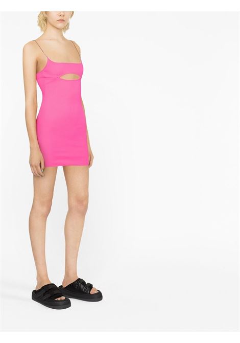 Pink cut-out minidress - women GCDS | SS23W67080147
