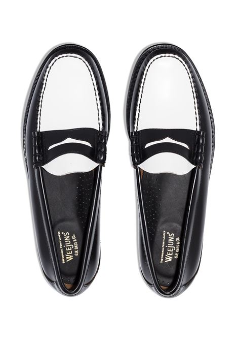 Black and white heritage larson loafers - men GH BASS | BA11010H001