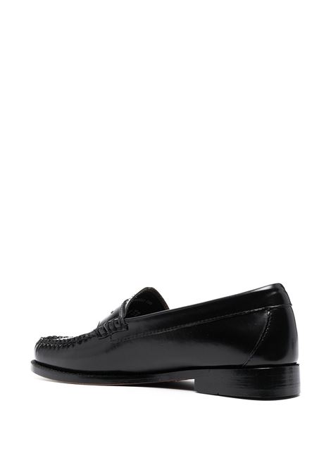 Black colour-block penny loafers - men GH BASS | BA41010000