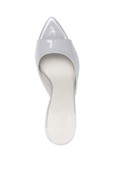 White 100mm pointed toe mules - women GIA BORGHINI | PERNI04P4121