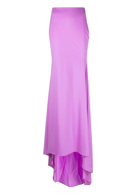 Lilac high-waisted fishtail skirt - women  GIUSEPPE DI MORABITO | 093SK22862