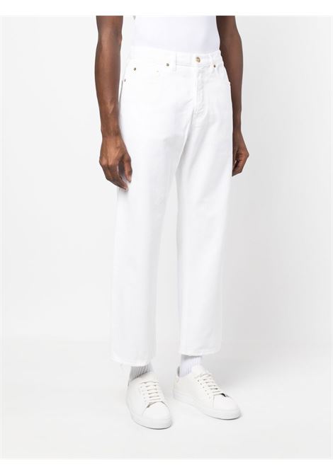 White distressed-hem straight-leg jeans - men GOLDEN GOOSE | GMP01186P00097810190