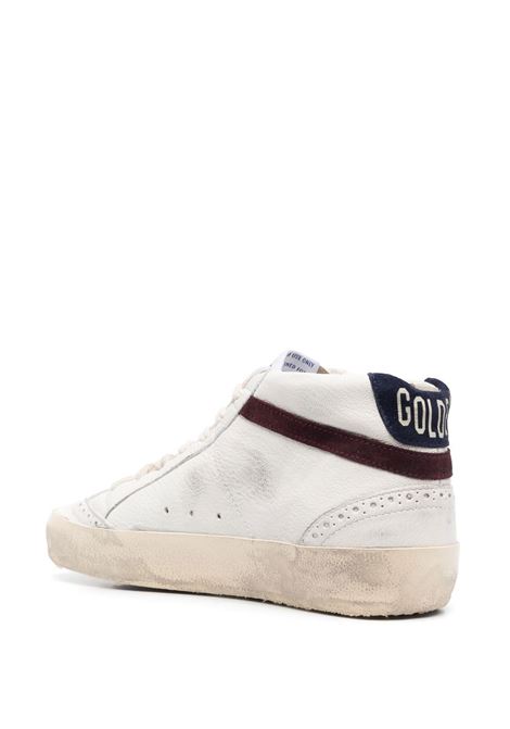 Sneakers mid star  in bianco e marrone - uomo GOLDEN GOOSE | GWF00122F00416011389