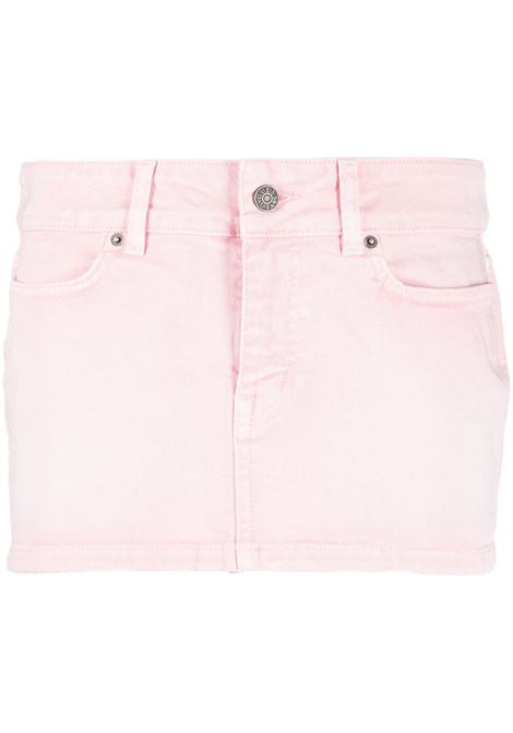 Pink denim mini skirt - women GUESS USA | W3GU08D4SK0RS