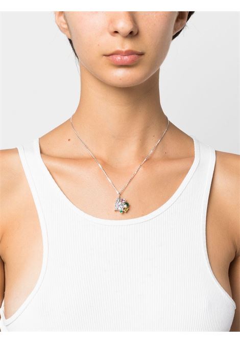 Multicolored multi-charms necklace - women HATTON LABS | HLE31405