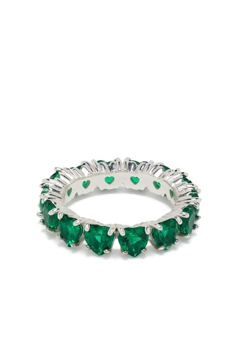 Anello con cristalli eternity in verde - donna HATTON LABS | HLE322804