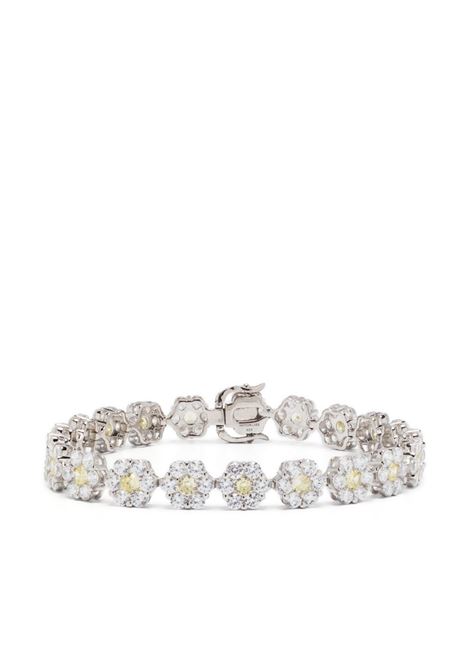 White flower-charm detail bracelet - women HATTON LABS | HLE384B01