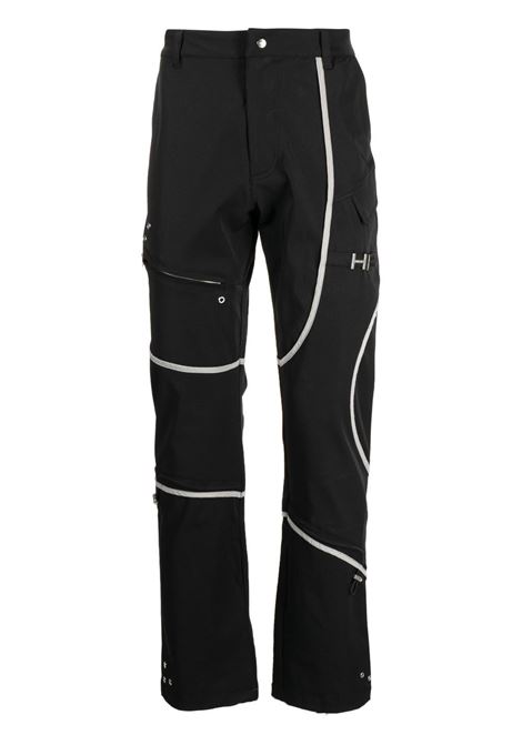 Pantaloni con dettagli a contrasto in nero - uomo HELIOT EMIL | HEM10058P04BLK01