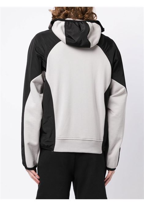 Black and grey hooded sport sweatshirt - men HELIOT EMIL | PRESS23M08049GY04