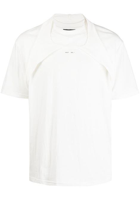T-shirt a strati in bianco - uomo HELIOT EMIL | PRESS23M09071WHT02