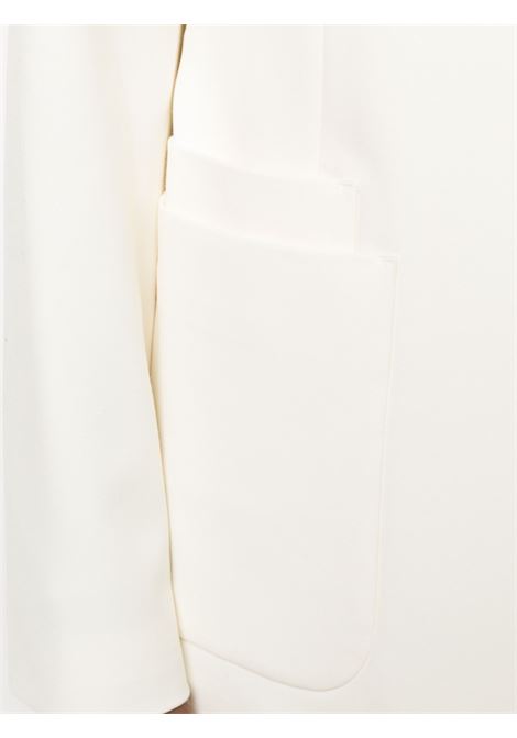 Giacca monopetto con cintura in bianco- donna HELMUT LANG | N01HW103C05