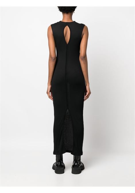 Abito con dettaglio cut-out in nero - donna HELMUT LANG | N02HW602YVM