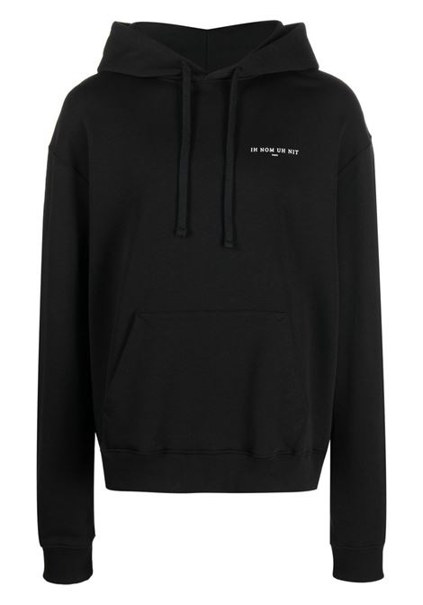 Black graphic-print  sweatshirt - men IH NOM UH NIT | NUS23233009