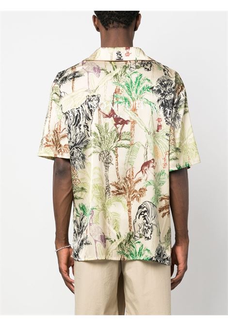 Camicia con stampa Jungle in beige e multicolore - uomo IH NOM UH NIT | NUS23237P06
