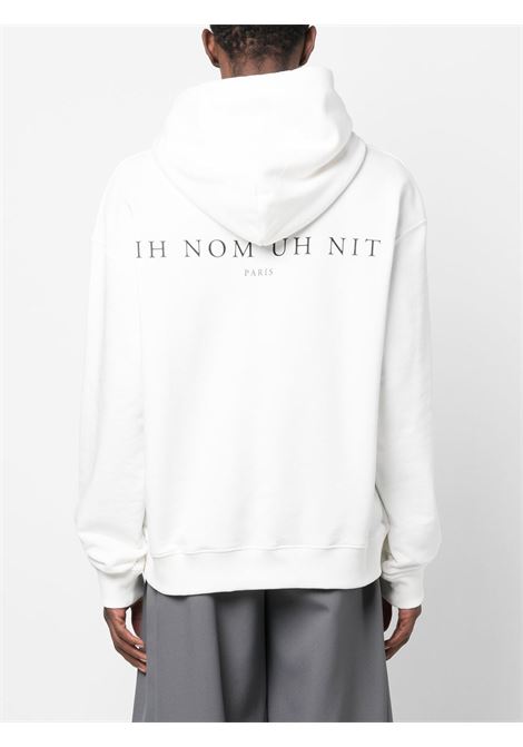 White graphic-print long-sleeve sweatshirt - men IH NOM UH NIT | NUS23243081
