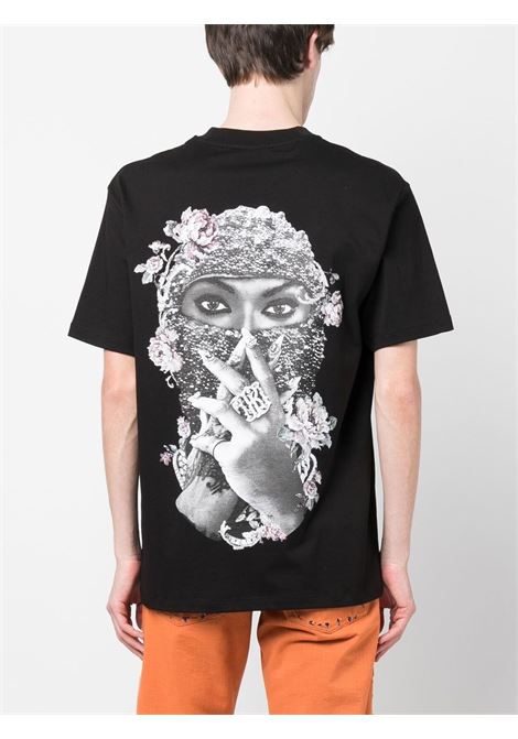 Black graphic-print T-shirt - men IH NOM UH NIT | NUS23244009