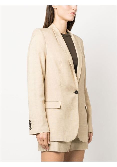 Cotton blend blazer beige - women IRO | 23SWP07DANYSBEI02