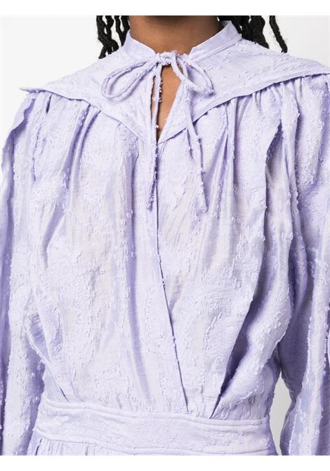 Long sleeve jumpsuit purple - women IRO | 23SWP29KEANOPUR03