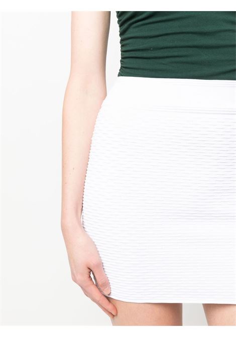 White slim-cut knitted mini skirt - women IRO | 23SWP31NICLAWHI01