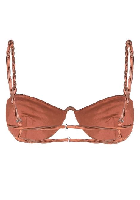 Top bikini con design intrecciato in ruggine - donna ISA BOULDER | RS23ST1SLRST