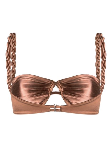 Top bikini con design satinato in ruggine - donna ISA BOULDER | RS23ST3SLRST