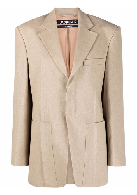 Brown La veste d'homme blazer jacket - women JACQUEMUS | 213JA1011029150