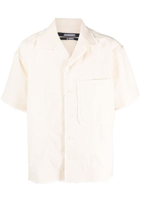 Camicia la chemise artichaut in bianco - uomo JACQUEMUS | 235SH0441053110